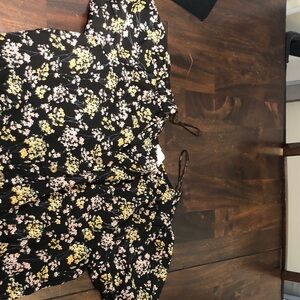 Sienna Sky Black Floral Top